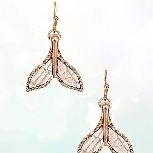 Andrea Bijoux - Wholesale Dangle Earrings - MERMAID TAIL DANGLE EARRING