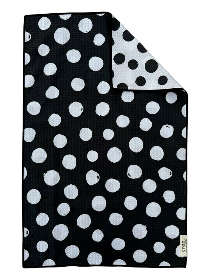 Polka Dottie: Reversible Hand Towel for wholesale by Crae.Home