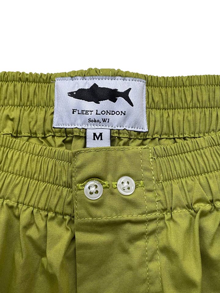 Fleet London Company – wholesale Underwear – Men's – Olive Green Boxer shorts3