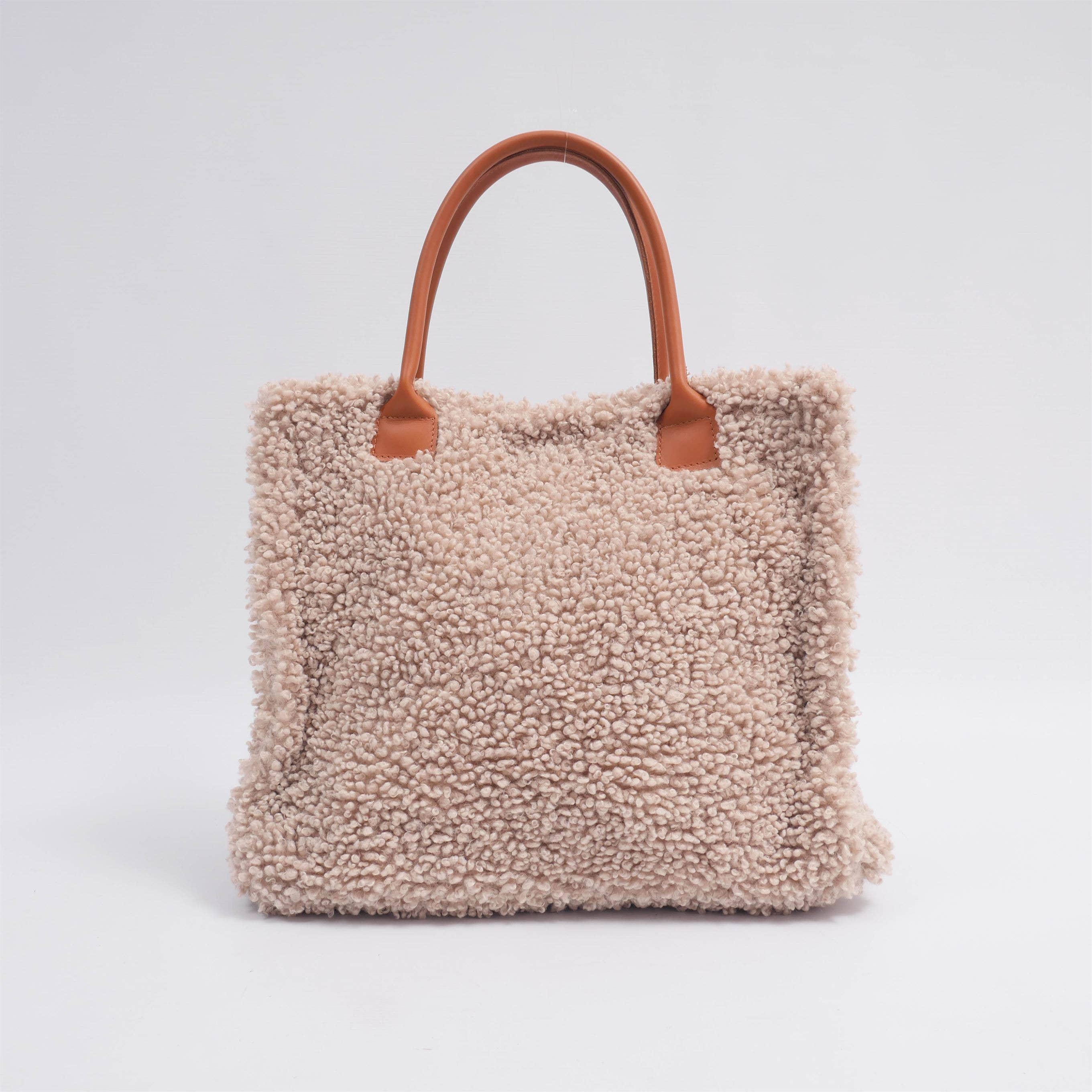 Cecile Wang - Vente Sac porté épaule – femme - Sac style cabas / tote en moumoute HJD732060