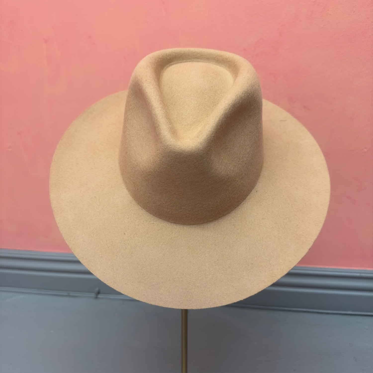 One and Only Accessories - Wholesale Fedora - Women's - Stiff brim  Australian Rancher  wool Hat (Copy)13