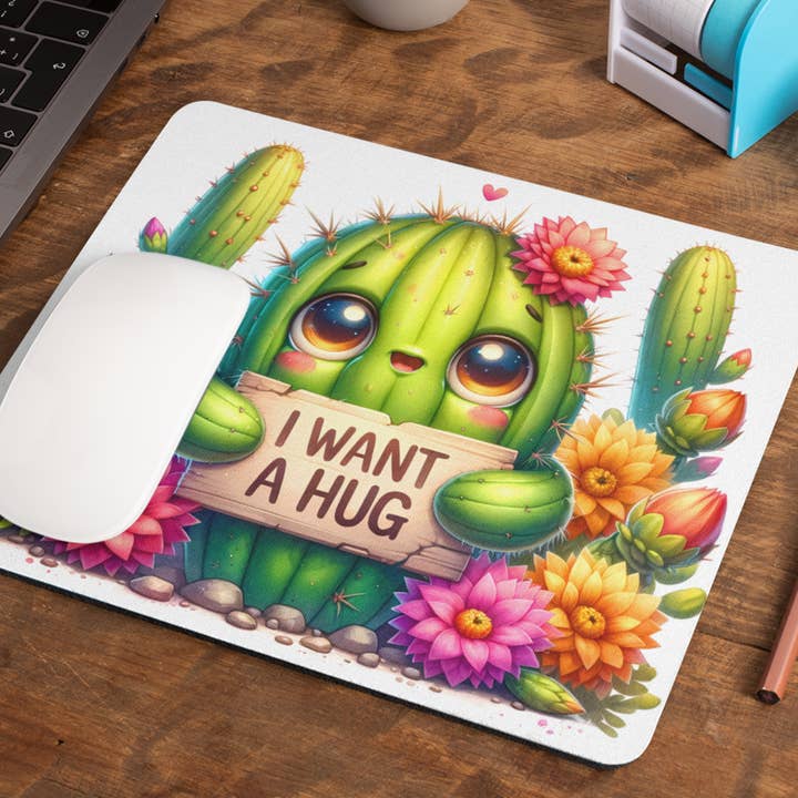 Corksee - Vente Tapis de souris - Je veux un câlin | Tapis de souris2