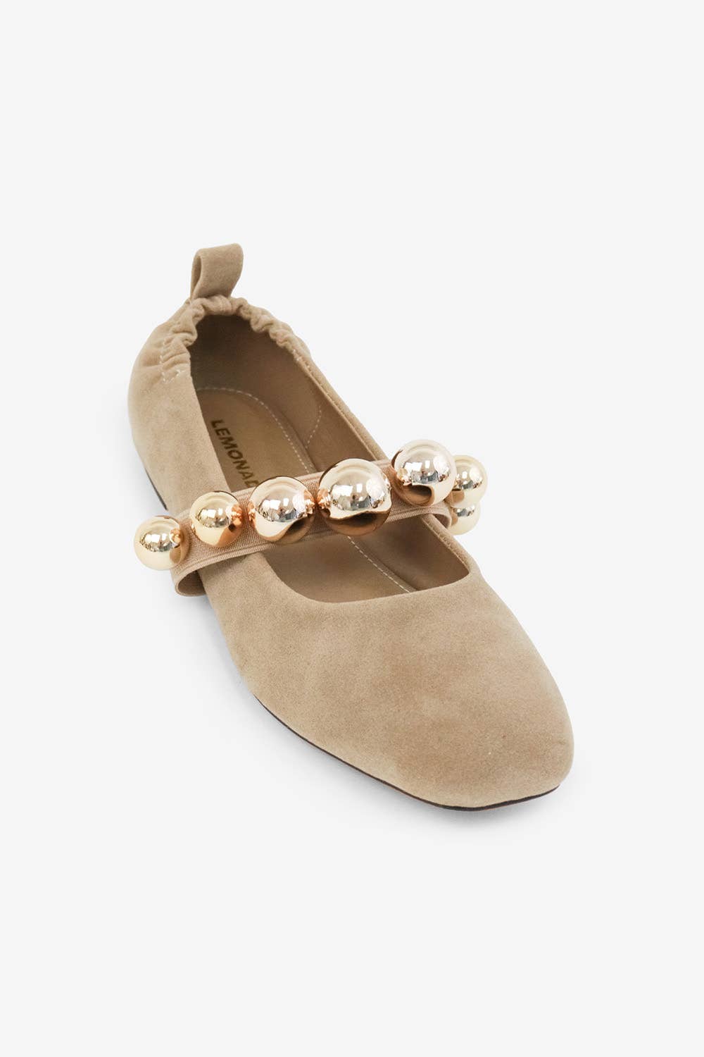 Lemonade Shoes - Wholesale Flats - Women's - COLLEEN - FALL '25 Chic Ballet Flat with Gold Details7