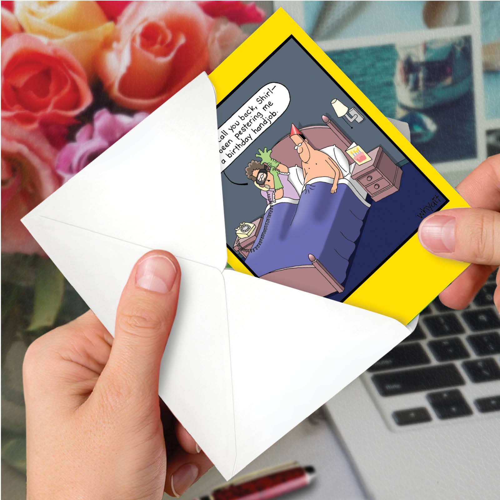 NobleWorks - Wholesale Everyday Greeting Card - NobleWorks - Hand job - All Occasions Card3