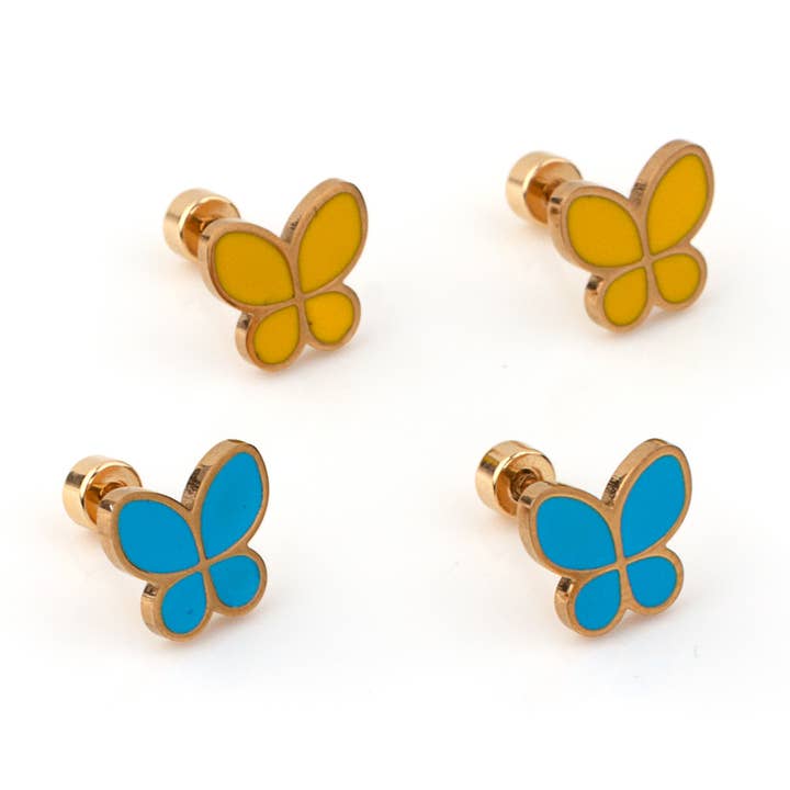 Steel Earring Child GKE230323B for wholesale by Shebiju