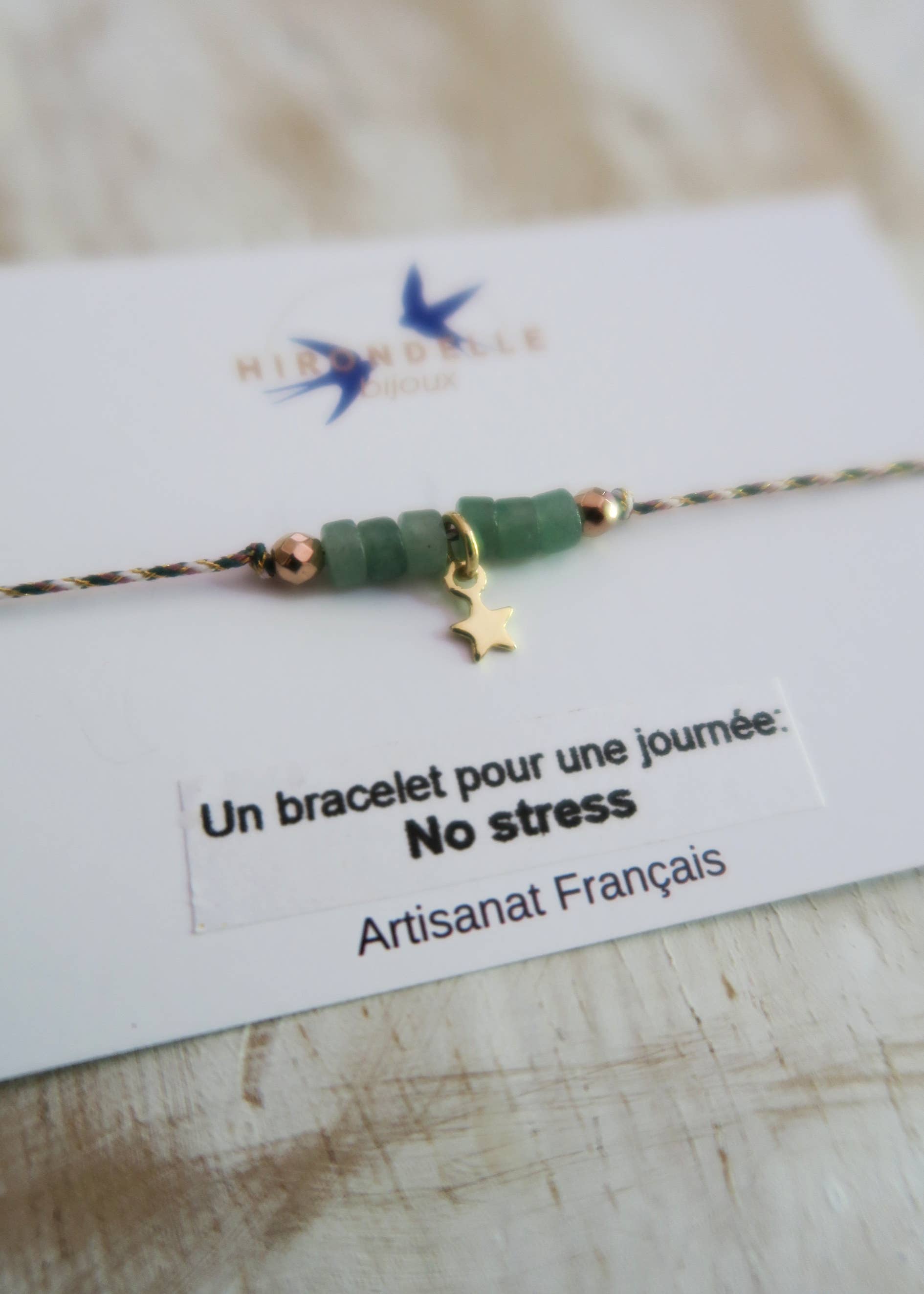 Hirondelle Bijoux - Wholesale Beaded Bracelet - adjustable gemstone bracelets sold in a set of 106