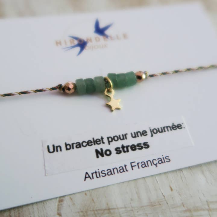 Hirondelle Bijoux - Wholesale Beaded Bracelet - adjustable gemstone bracelets sold in a set of 106