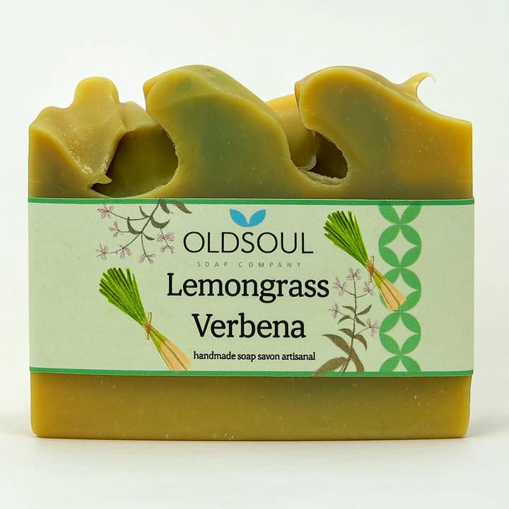 Lemongrass Verbena Soap for wholesale by Old Soul Soap Company Inc.