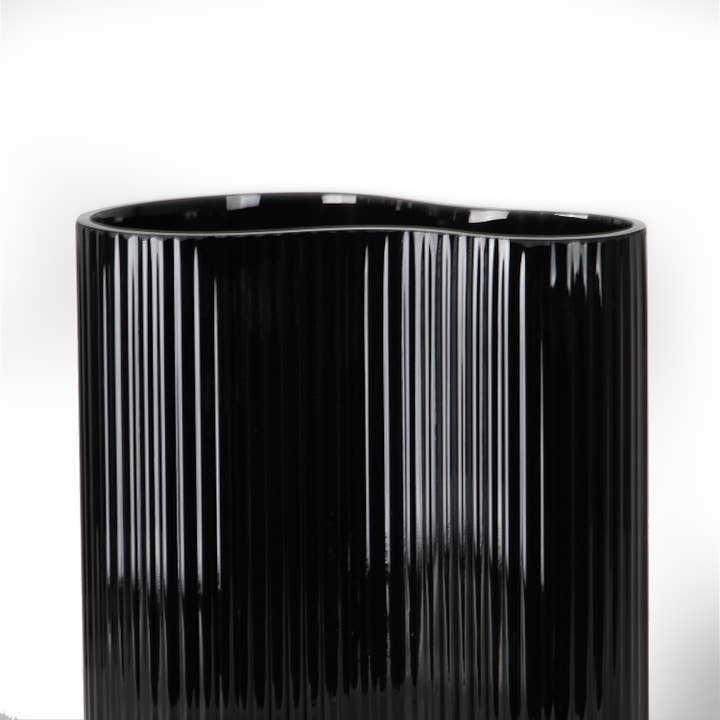 Galore Home - Wholesale Vase - 10" &14" Wavy Ribbed Designer Vase