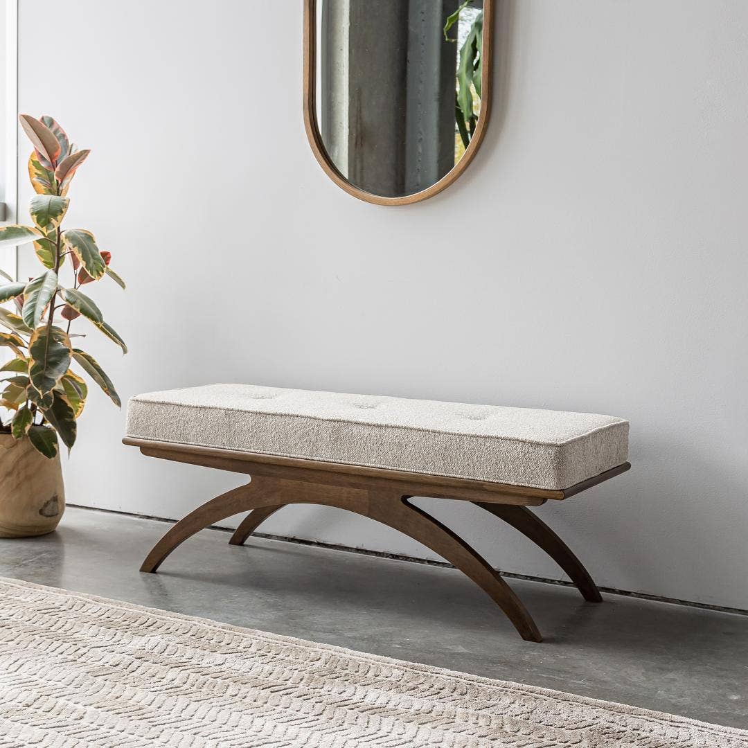 Style In Form - Wholesale Ottoman - Austin Bench - Buff1