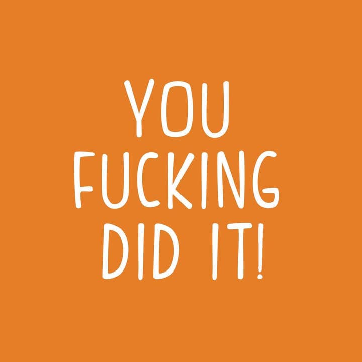 Very Pun Stuff – wholesale Balloon – You Fuc*ing Did It! Balloon | Gag Graduation Gift | Funny Balloons | Funny Graduation Gift | Grad Gift Ideas | 2022 Graduation | 2022 Grad