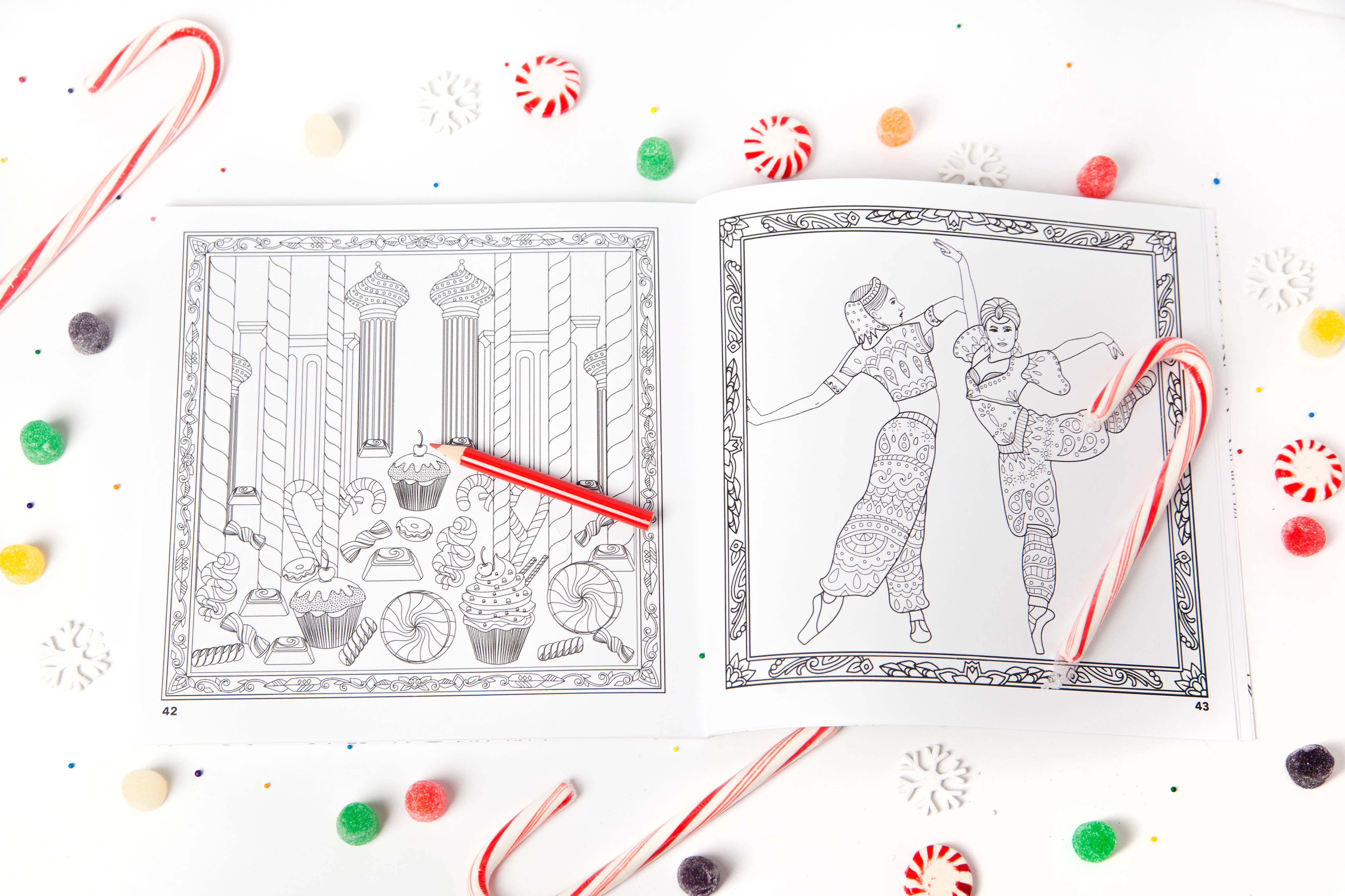 Denali & Co. – Großhandel Mal- & Aktivitätsbuch – Erwachsene – Nussknacker Sweets Malbuch, Weihnachts-Malbuch4