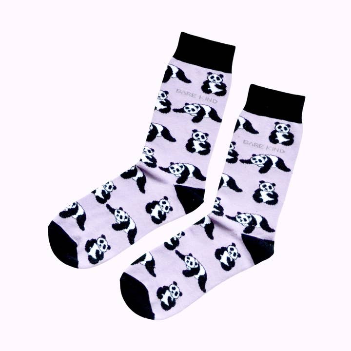 Bare Kind Socks - Wholesale Socks - Unisex - Panda Socks | Bamboo Socks | Lilac Socks | Asia Socks