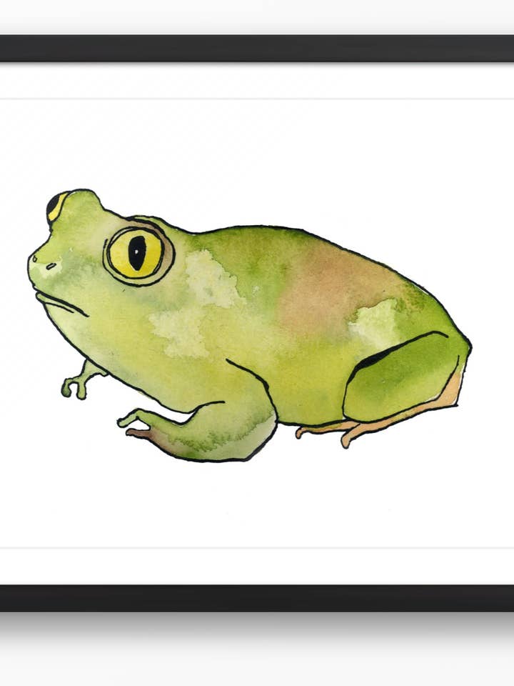 Frog Print for wholesale by Brienne Cosman Design