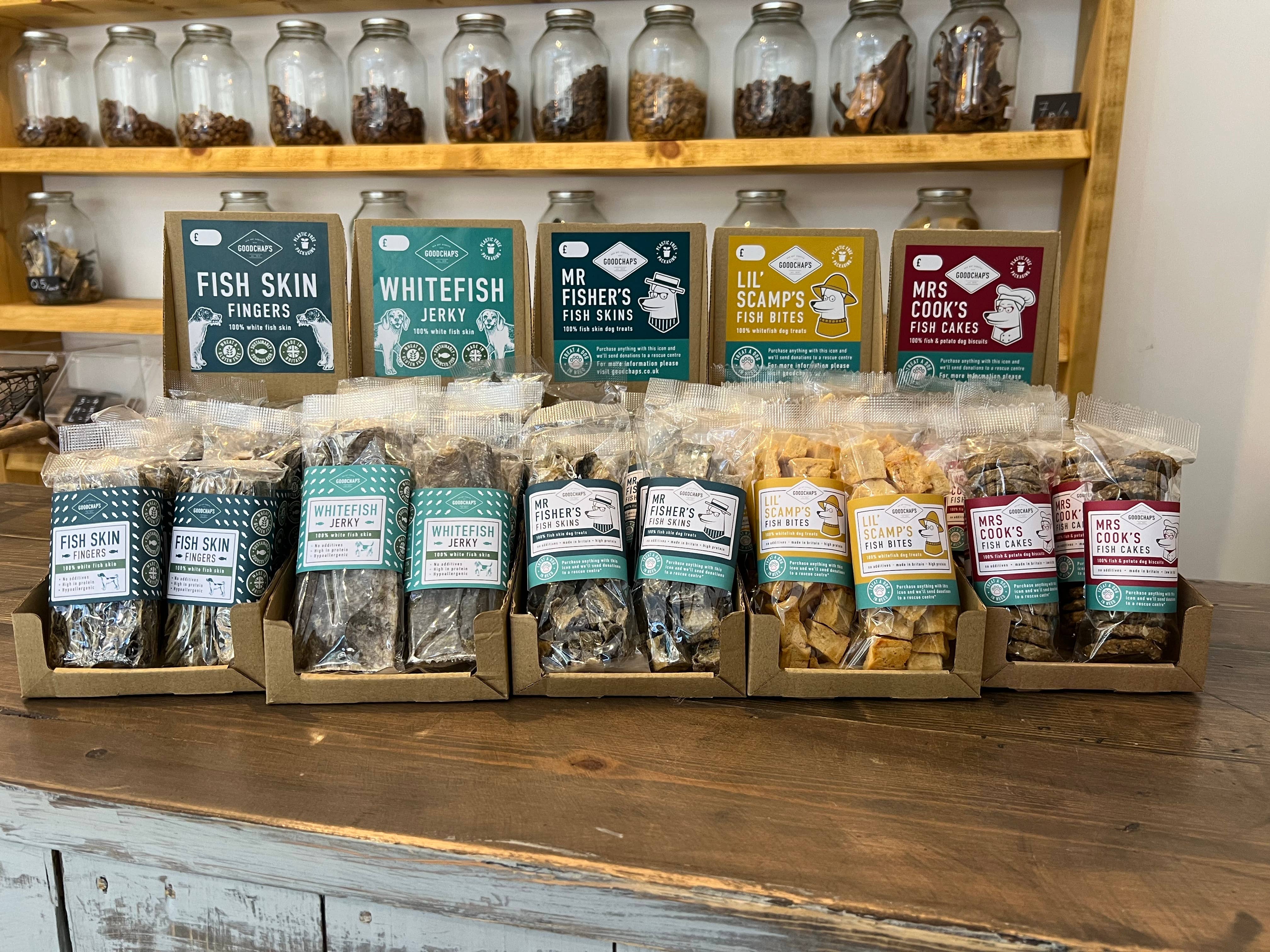 Goodchap's - Wholesale Pet Treats - Dog - Whitefish Jerky | Natural Dog Chews | Compostable Packaging 5