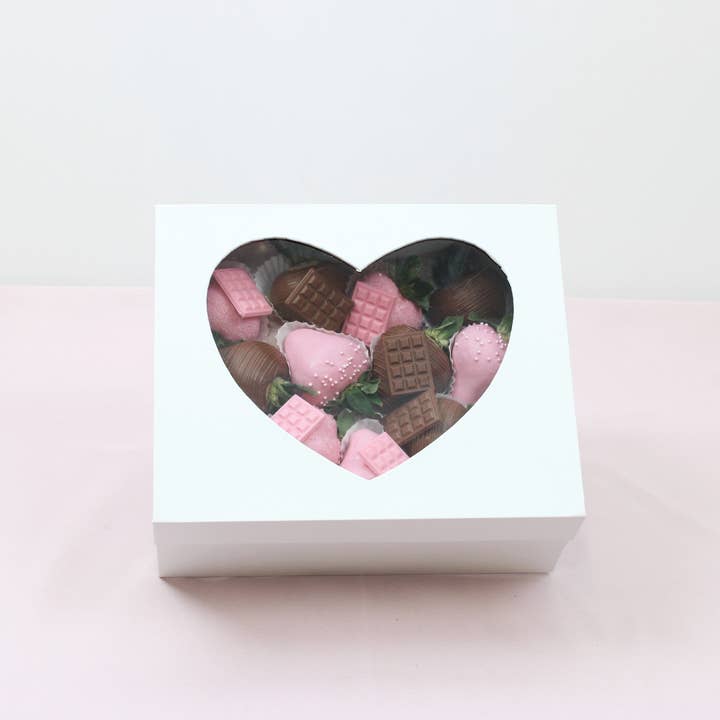 Elegant Design Supply – Engroshandel Gaveæske – Firkantet magnetisk hjerteblomst gaveæske