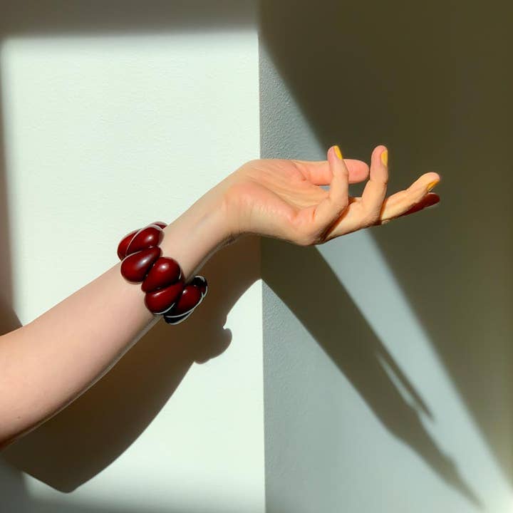 Angélica León Design – wholesale Beaded bracelet – Gota Tagua Bracelet5