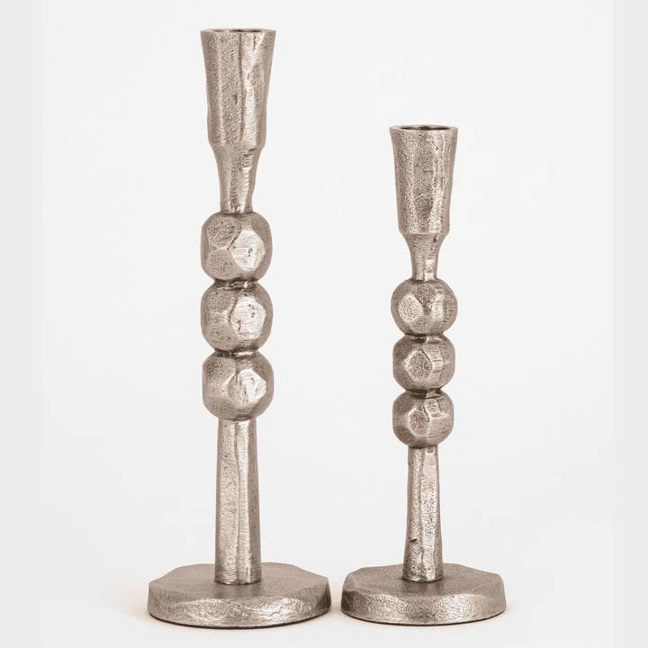 Lila Rasa - Wholesale Candle holder - Twisted Classic Pewter Antique