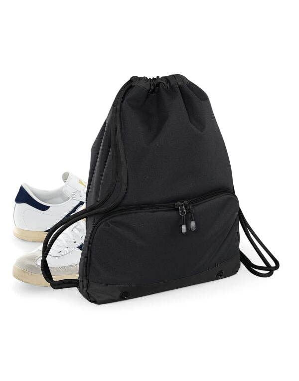 Logo Free Clothing - Wholesale Drawstring bag – Unisex - BagBase Athleisure Drawstring Bag | 18 Litre Capacity | Shoe Pocket | 6 Colours | One Size2