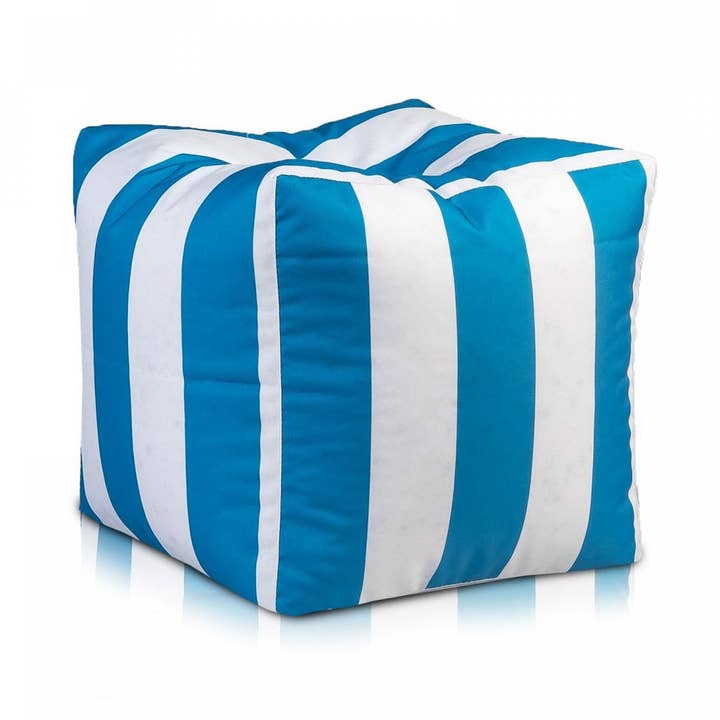Sailor Printed Cube Pouf for wholesale by Pufmania