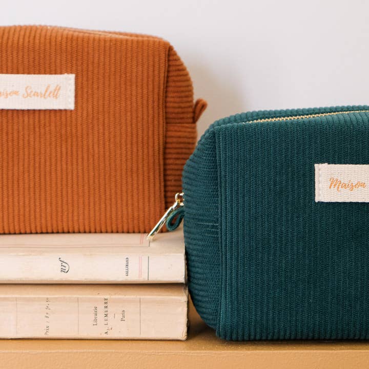 Maison Scarlett - Wholesale Toiletry Bag - Women's - Charlotte corduroy toiletry bag6