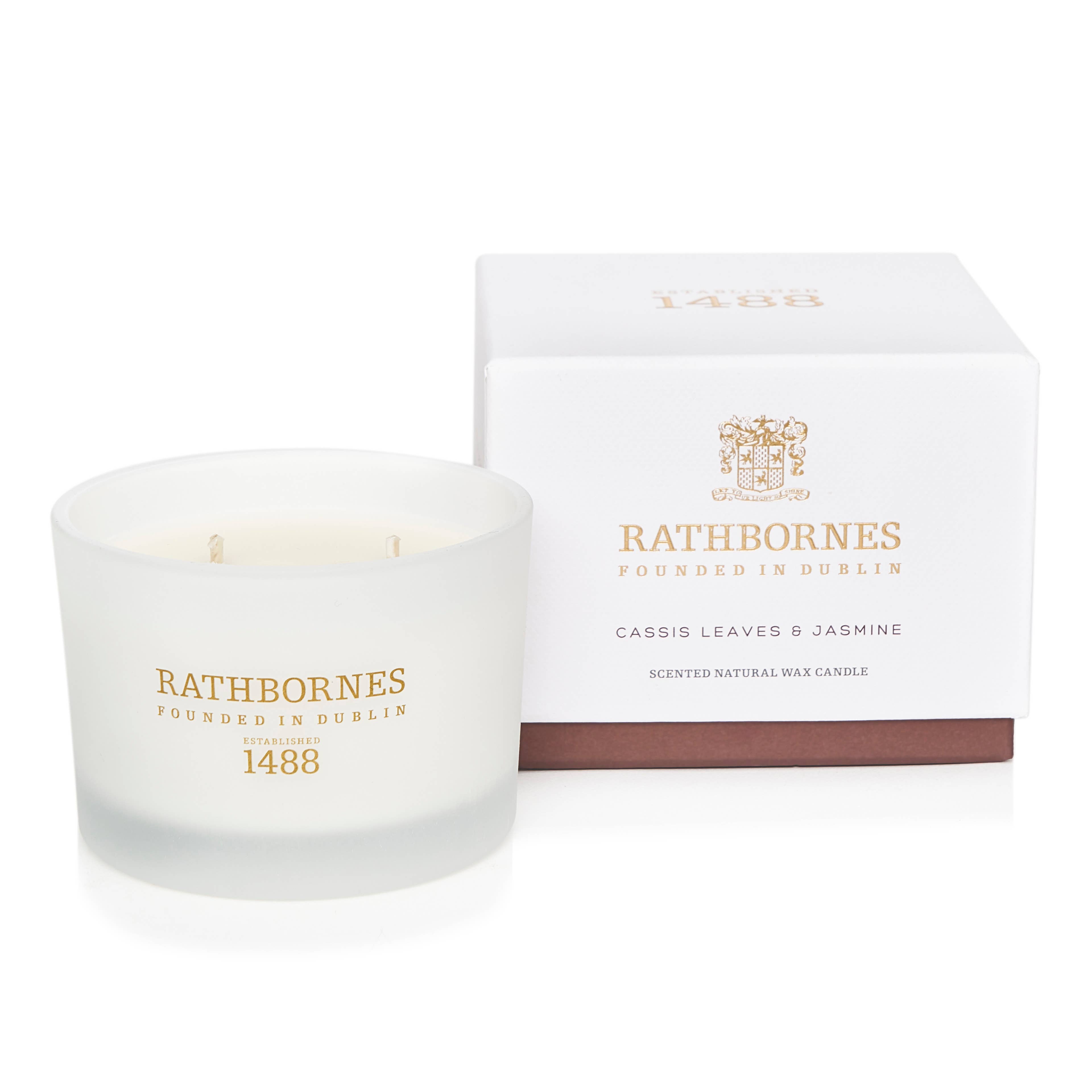 Rathbornes 1488 - Wholesale Jar/Filled Candle - Cassis Leaves And Jasmine Scented Luxury Candle (Tester)4