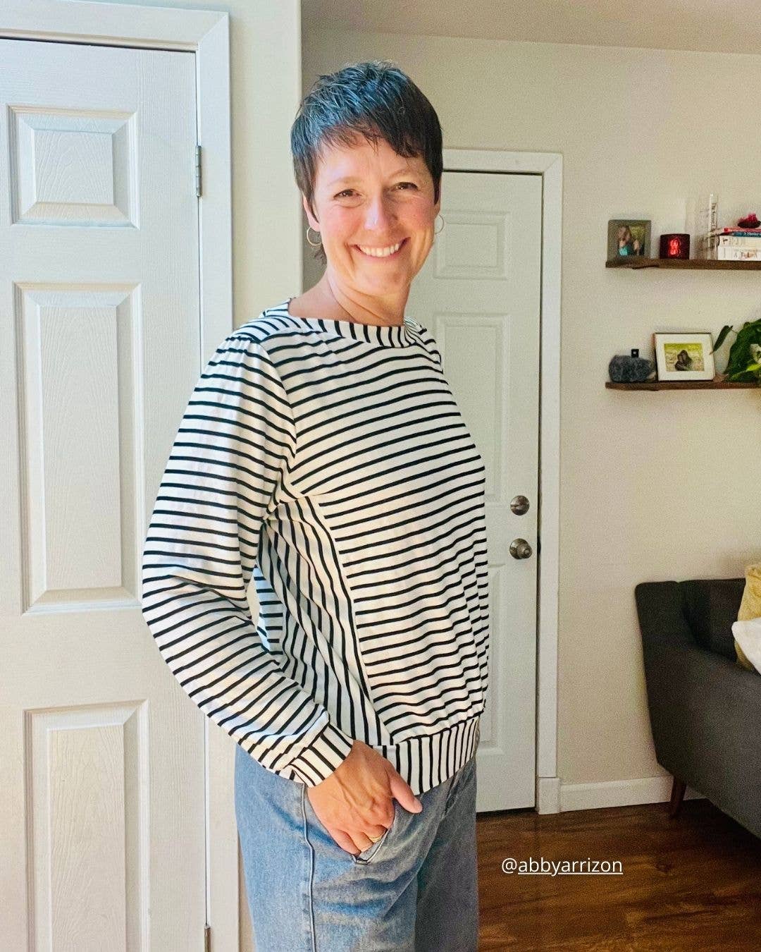 Lacson Ravello - Wholesale Sweatshirt - Women's - Arva Sweatshirt - Stripe11