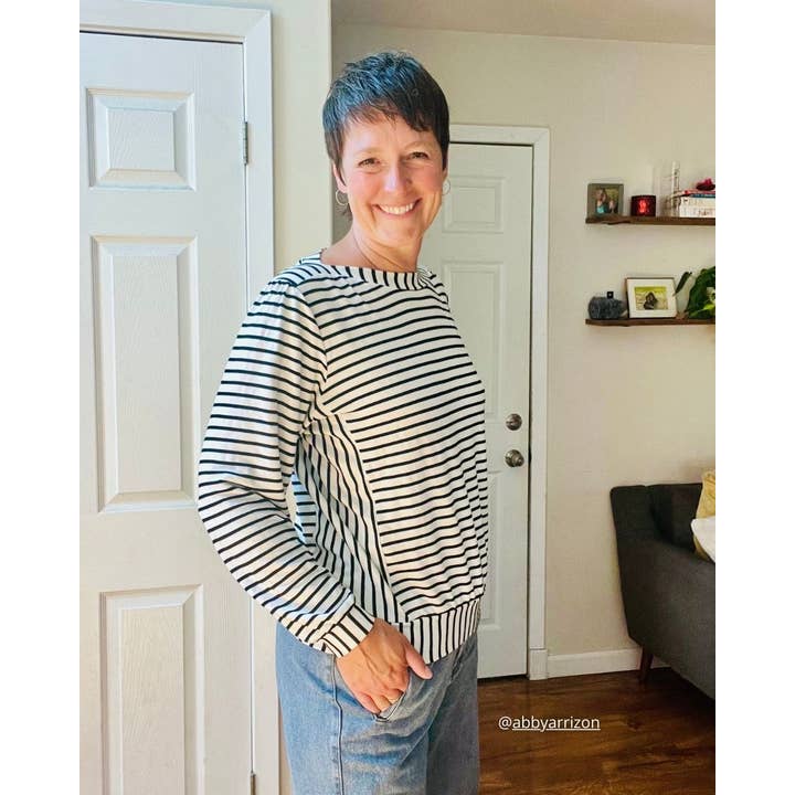 Lacson Ravello - Wholesale Sweatshirt - Women's - Arva Sweatshirt - Stripe11