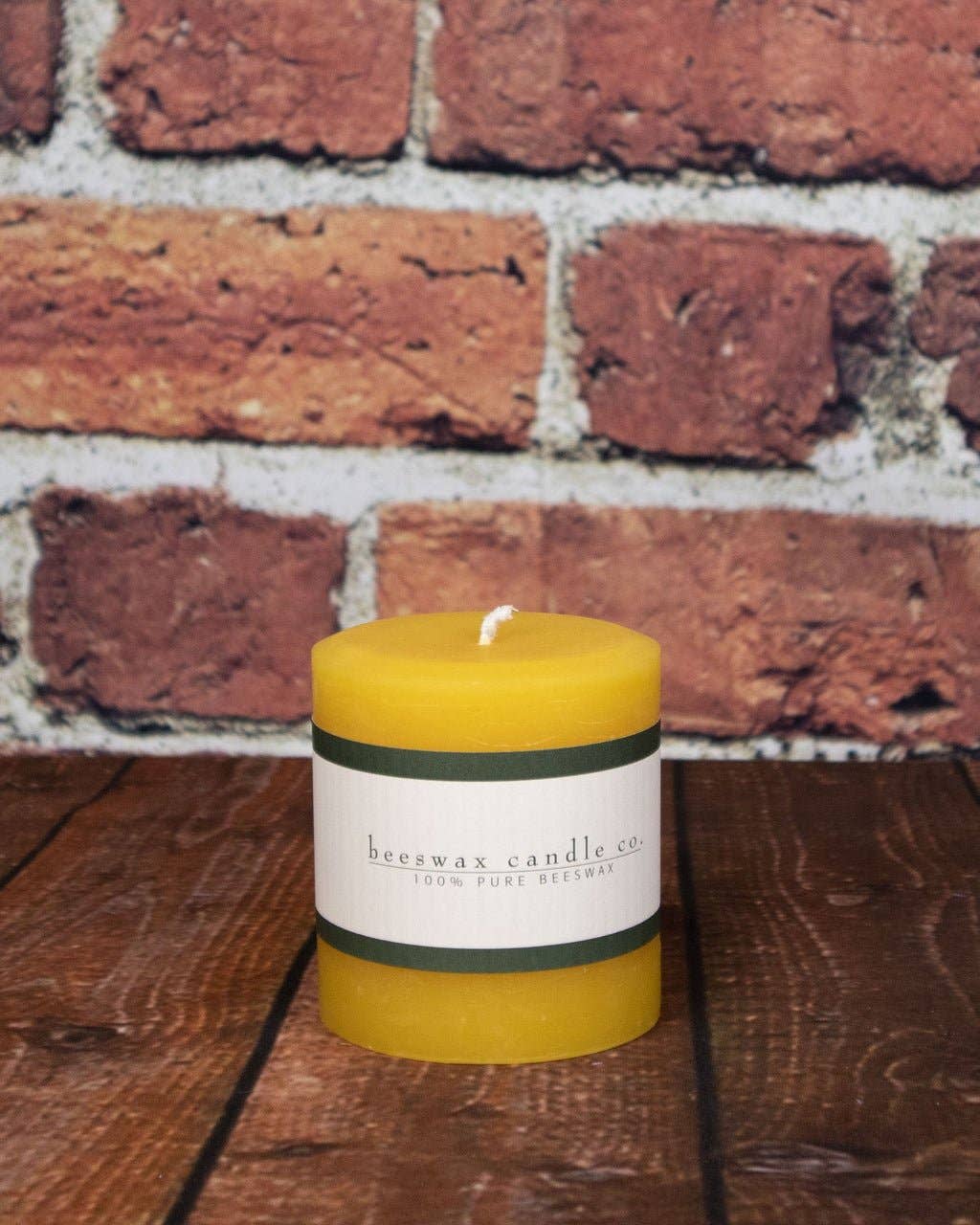 Beelite Candles - Wholesale Pillar Candle - Round 100% Beeswax Pillars0