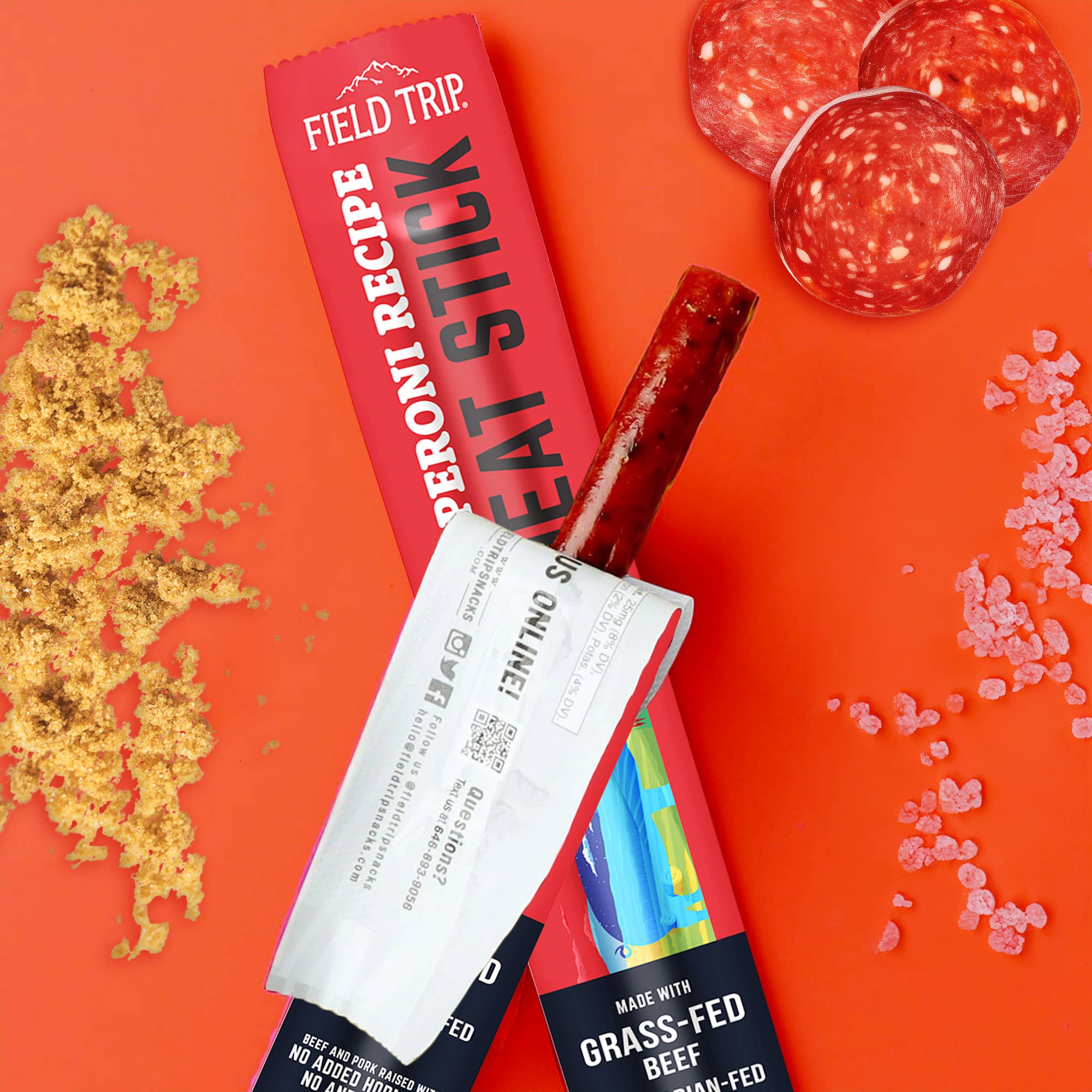 FIELD TRIP - Wholesale Jerky - Pepperoni Seasoned Meat Stick (0.5oz)3