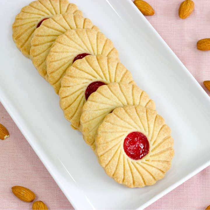 Shubh Kitchen LLC - Wholesale Cookie - Almond Raspberry Cookies2