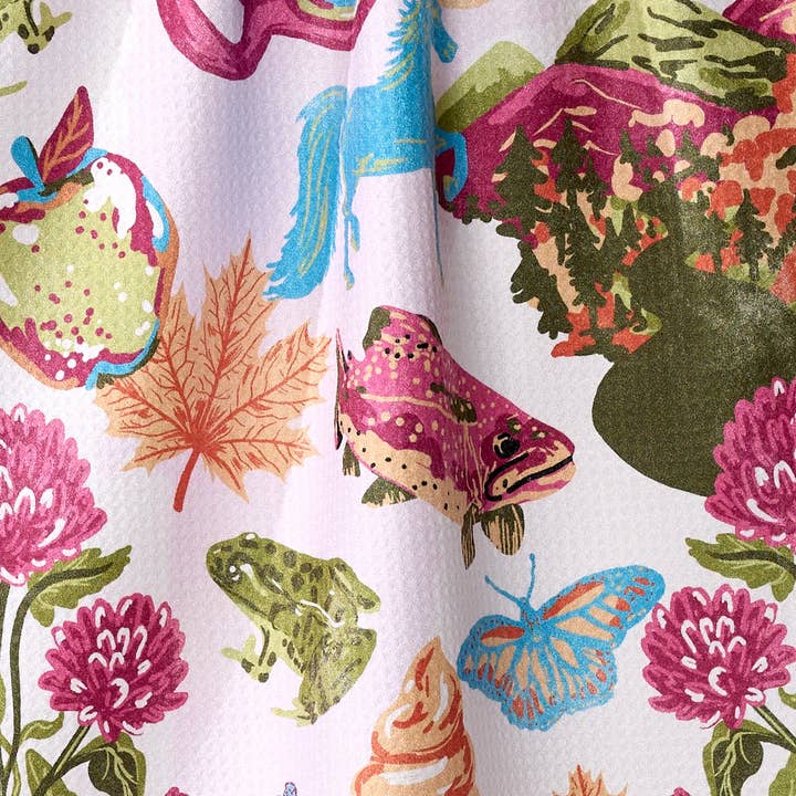 Geometry - Wholesale Tea Towel - Greetings From Vermont Tea Towel1