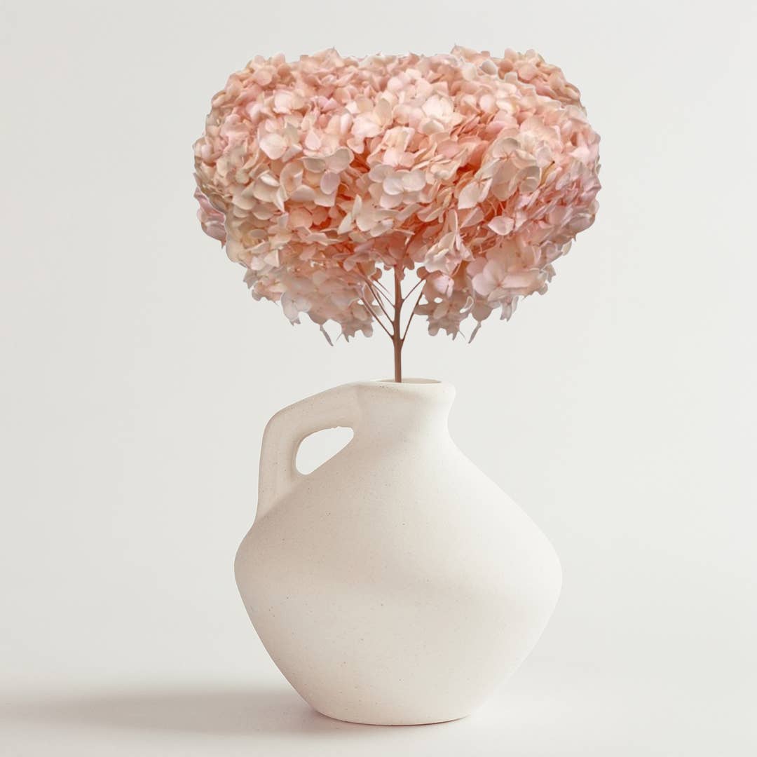 2626 Designs - Wholesale Dried/Pressed Flowers - Dried Preserved Hydrangea Flower 16" with Stem12