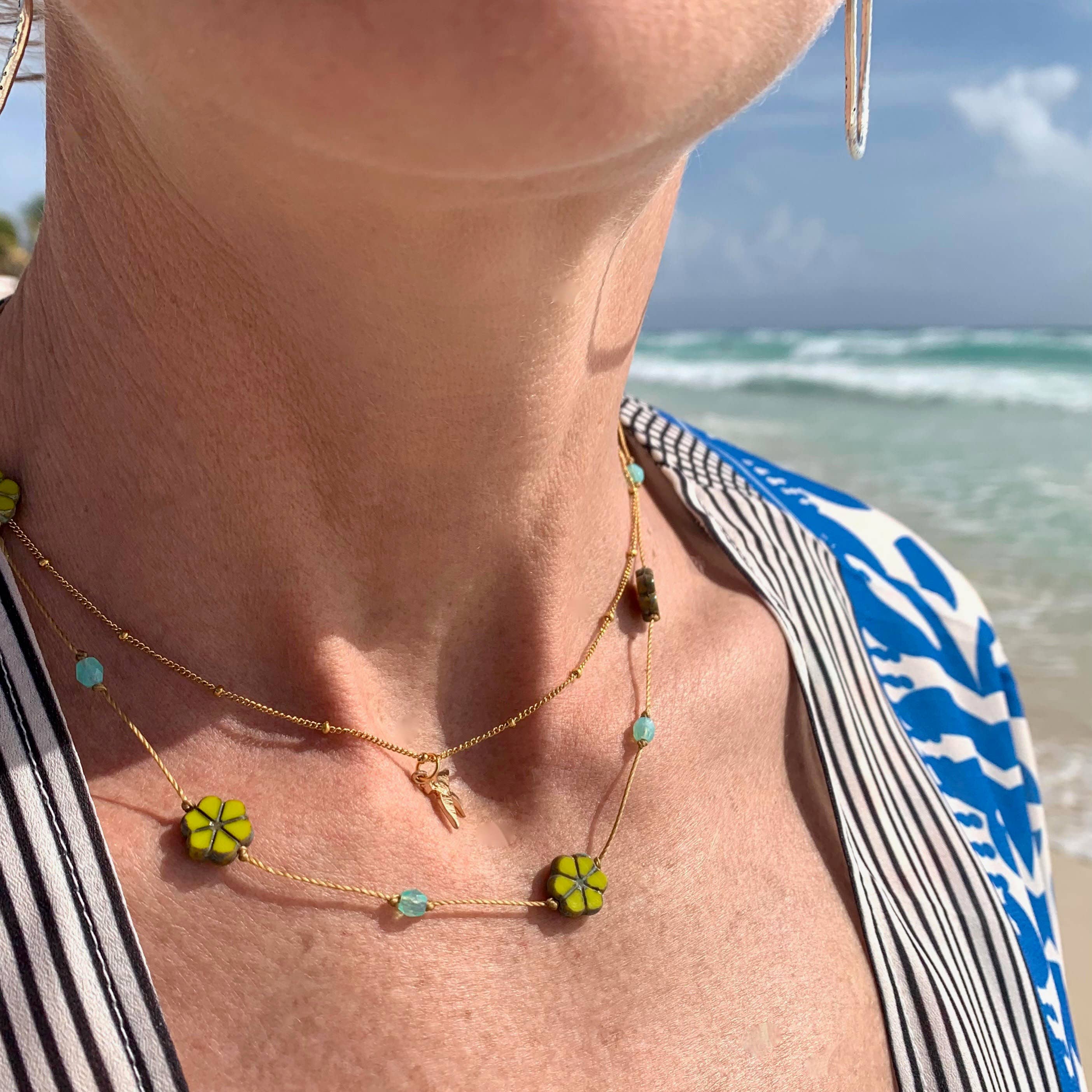 Jo Bird Jewelry – Engroshandel Perlehalskæde – Glem mig ikke halskæde10