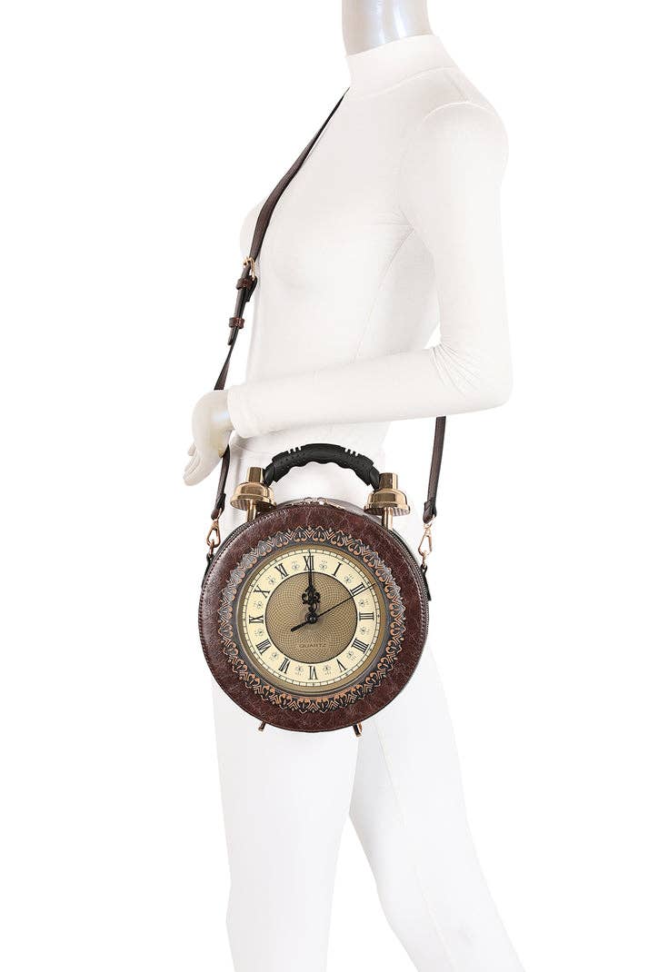 Ellas Trading - Wholesale Shoulder Bag - Women's - Unique Luxury Shoulder Handbag Round Clock 6