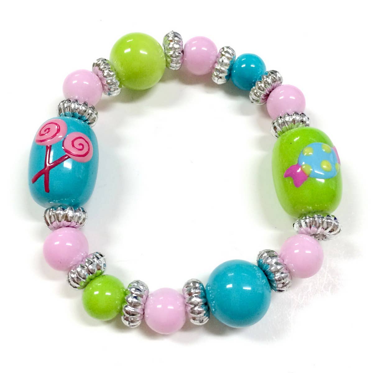 Fiona Accessories – Engroshandel Perlearmbånd – Børn – Børn Børn Armbånd 48pcs Counter Display16