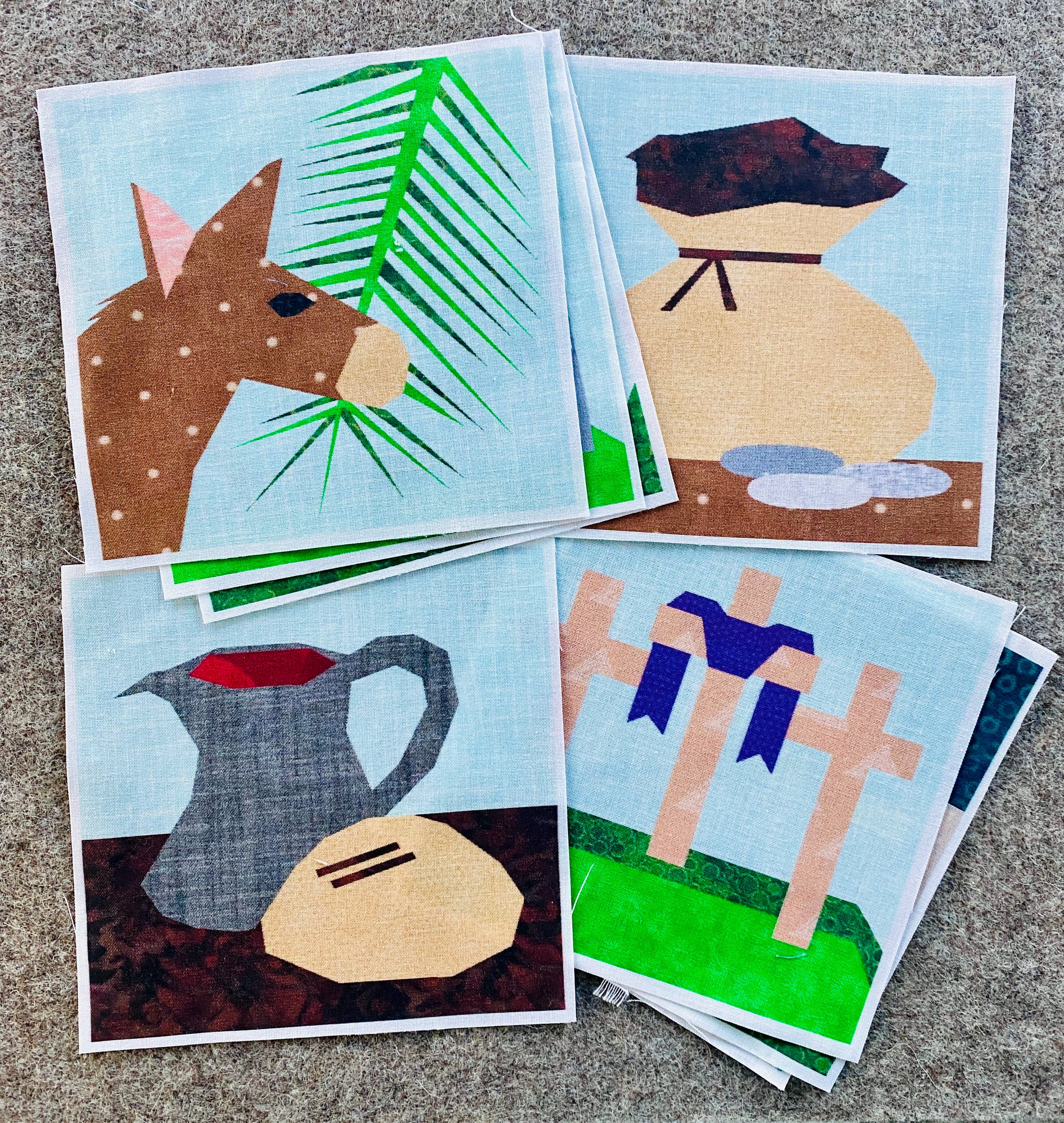 Faith and Fabric - Wholesale Banner - Fabric Panel: Holy Week 2