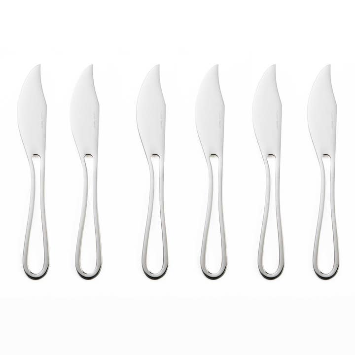 Maarten Baptist - Venta al por mayor Cuchillo/cúter de cocina - 6 piezas cuchillos pescado OUTLINE Glossy