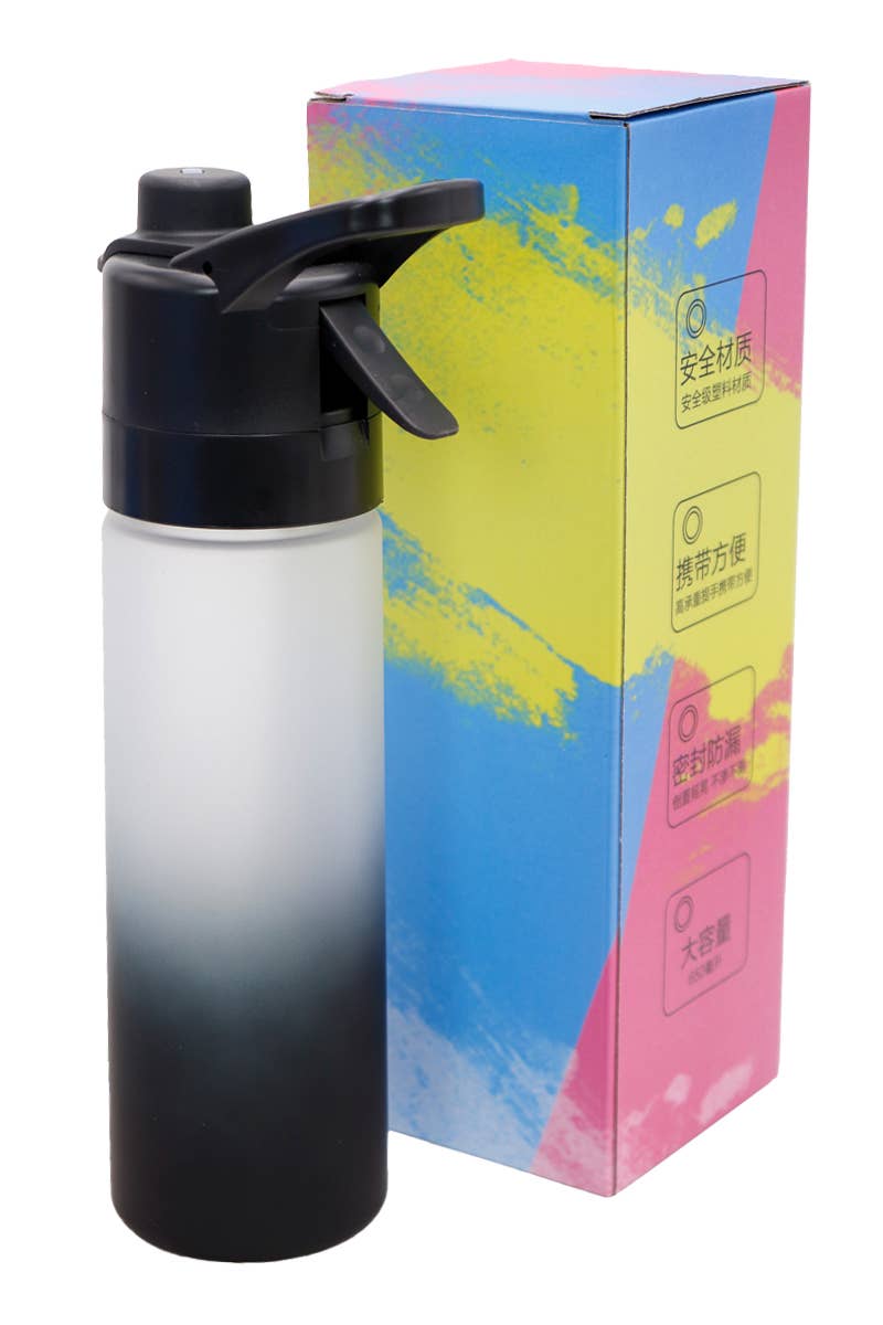 Cap Zone - Vente Bouteilles d'eau - Bouteille d'eau de voyage avec vaporisateur et dégradé mat3