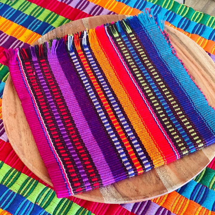 GUATEARTISAN - Venta al por mayor Servilletas de tela - Servilletas de tela coloridas tejidas a mano5