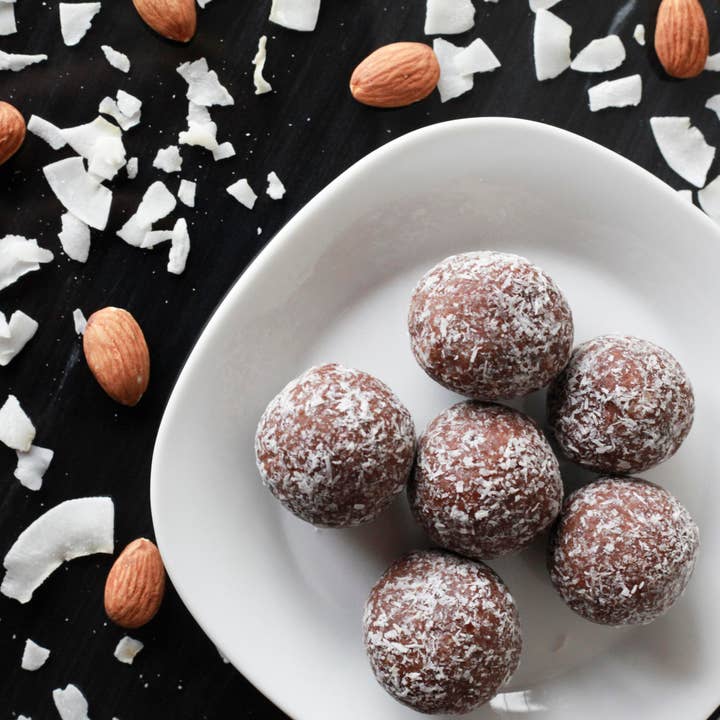 blissful Munch - Wholesale Chocolate Covered Sweets - Almond Joy Bliss Balls4