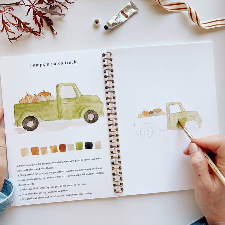 emily lex studio - Wholesale Sketchbook/Sketchpad - autumn watercolor workbook