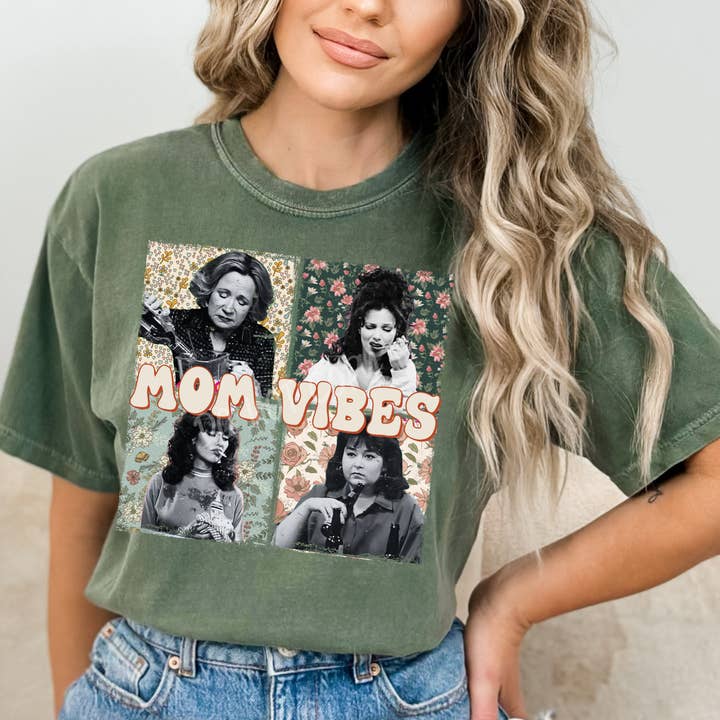 Mom Vibes Floral - Tee for wholesale by Cash & Drix Wholesale