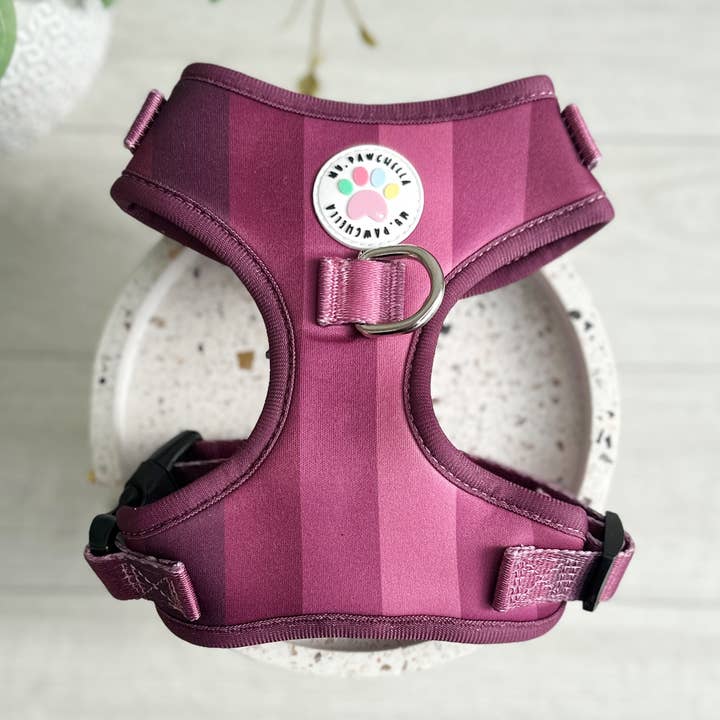 Shades of Wine - harnais ajustable pour la vente par My Pawchella