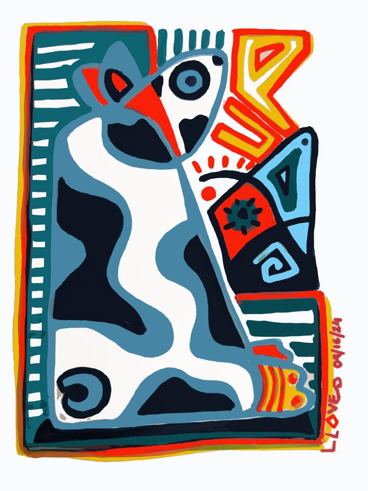 Kunstdruck „Up“ für den Großhandel von LOVELEEN®️