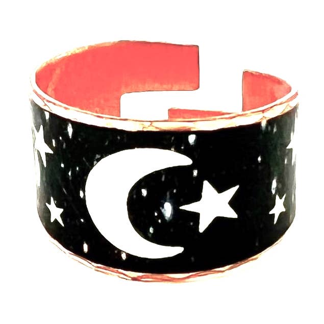 RN MS Månen og stjerne ring for engroshandel hos COPPER ARTS INC.