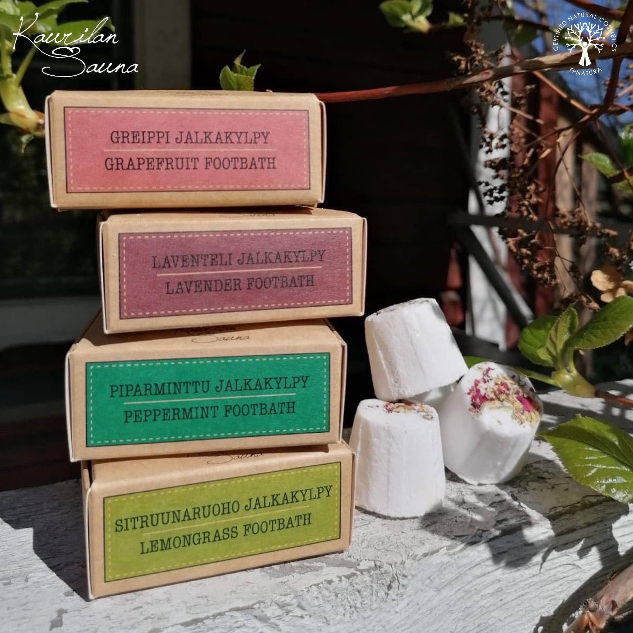 Kaurilan Sauna - Wholesale Bath Bomb/Fizz - Eucalyptus Footbath1