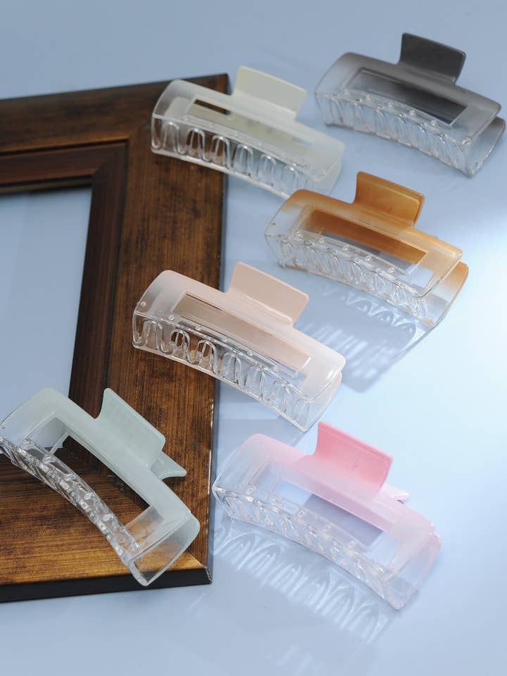 GRAMPOS GARRA DE CABELO GRANDE OMBRE CLARO PASTEL | 40H601 por atacado de JOSSLYN by wall to wall