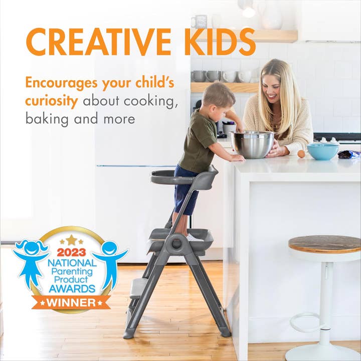 TOMY - Wholesale Chair - Kids - TOMY Boon Pivot Toddler Tower - Gray6