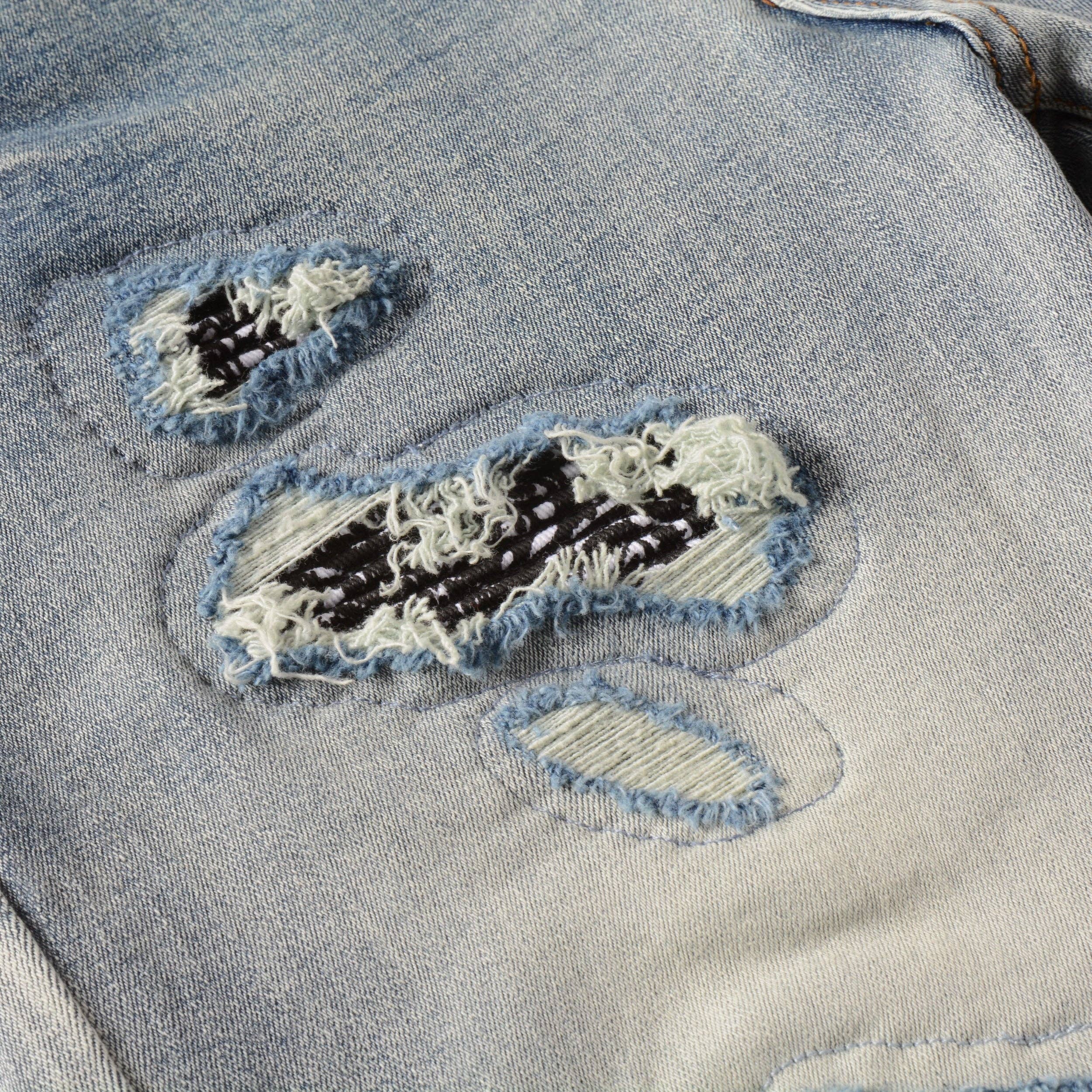 PRVTE LONDON - Wholesale Jeans - Men's - WASHED PAISLEY JEANS4